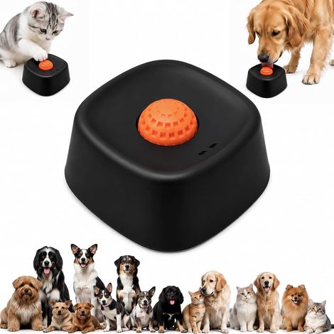 Gamelles pour chiens, tapis à lécher pour chiens, jouets à lécher pour chiens, bols à lécher, gamelles anti-glouton pour chats, favorisent une alimentation saine et une digestion lente (noir) (1/5)