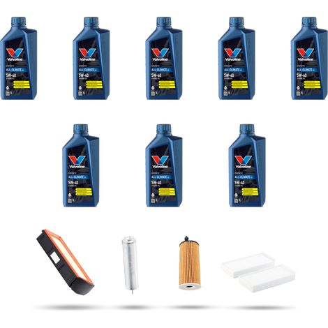 Kit tagliando 4 FILTRI e 8L OLIO compatibile con Bmw serie 7 (F01, F02)  740d 230kw dal 2012 (1/5)