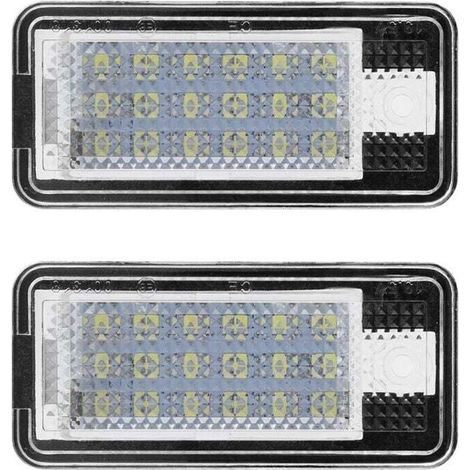 2 pièces voiture Led numéro Hop-Lpl0114 plaque lampe ampoule Kit pour Audi A3 S3 A4 S4 B6 B7 A6 C6 S6 A (1/4)