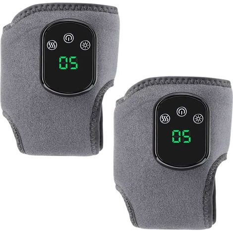 Massageur pieds et chevilles électrique - Vibration et infrarouge - Compression chaude articulations - Soulagement des douleurs