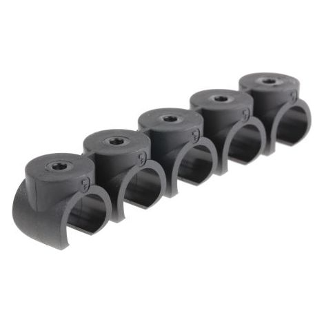 Attache pour tube, Diam. 12mm ( Prix pour Paquet de 5 )