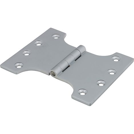 TIMCO Parliament Brass Hinges Satin Chrome - 102 x 125