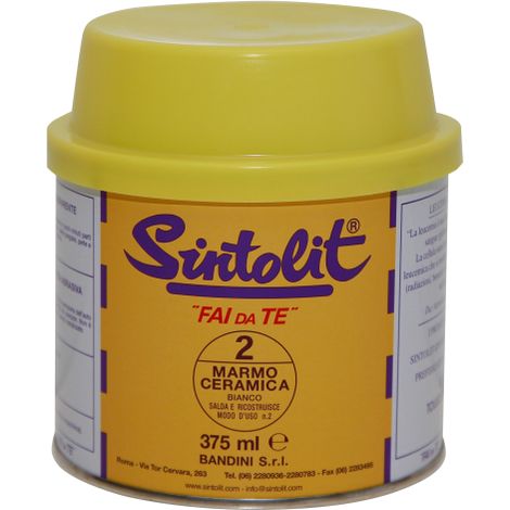 Sintolit vertical 375 ml mastic mastic marbre blanc pierre cA ramique