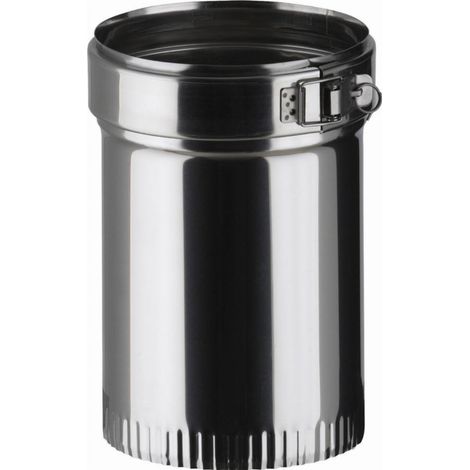 Raccord Inox émaillé Ø180/180 POUJOULAT RC 180/180 EM - 45180250