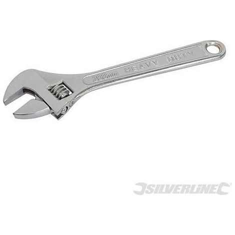 Chiavi regolabili a rullino in acciaio ingegneria meccanica Offerta Silverline-150 mm - apertura 17 mm