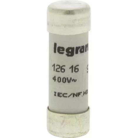 Legrand 012616 Cylindrical domestic cartridge - 10.3x31.5mm - without indicator light - 16A