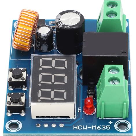 DC-Spannungsschutzmodul XH-M609 Unterspannungstrennplatine für Lithiumbatterien 6–60 V (1/5)