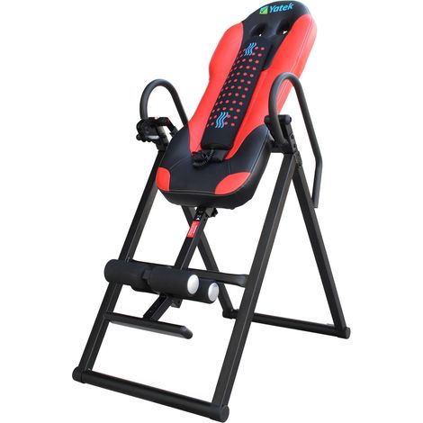 [GENERALÜBERHOLT] Faltbarer Inversionstisch Yatek Deluxe, unterstützt bis zu 150kg mit Massagegerät, robust und totale Inversionsmöglichkeit