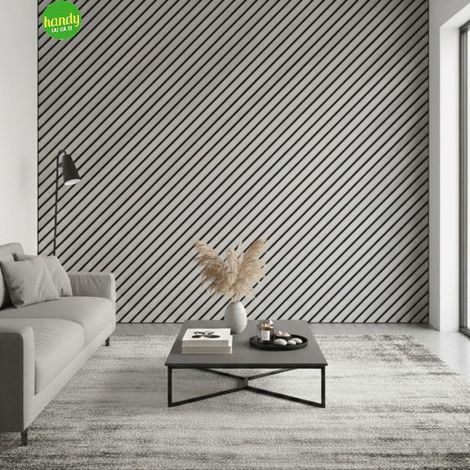 Pannello acustico Atlas 60x60cm Grigio Quercia 4pz
