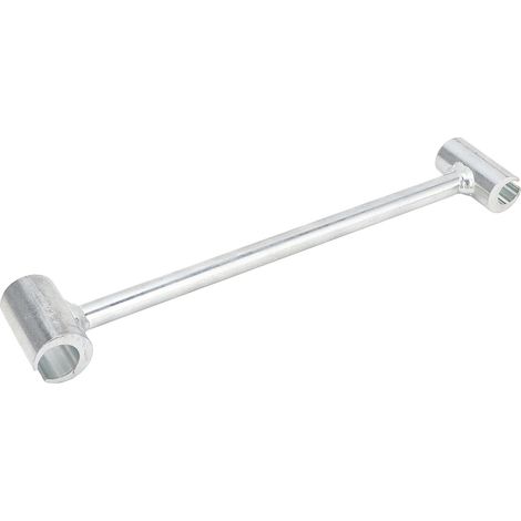 Outil de réglage du jeu de charnière, clé à Double extrémité de 14mm et 19mm, clé en acier allié pour la réparation de portes (1/5)