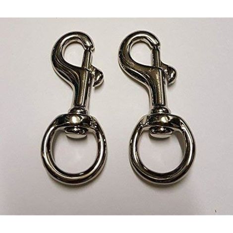 Paire de pivot Trigger crochets, QUALITÉ ACIER POUR 1/2" strap-dog Câbles & FAUCONNERIE