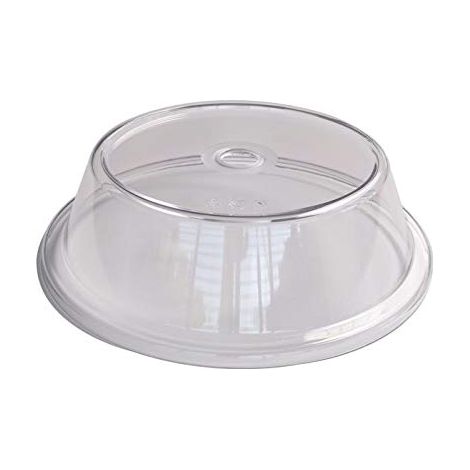 Cloche de conservation pour assiette, couvercle transparent, ne passe pas au micro-ondes, diamètre : 28 cm, hauteur : 6,5 cm (1/5)