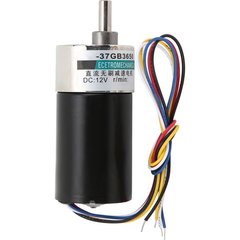 Moteur miniature sans balais à réduction de vitesse DC12V pour instrument de mesure de haute précision (200 tr/min) (1/5)
