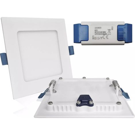 Faretto LED Ultra-Slim 3in1 CCT Incasso 3-24 W rotondo/quadrato 6  watt-regolabile QUADRATO