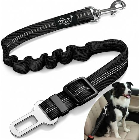 Ceinture Chien Voiture Ajustable et élastique, Ceinture de sécurité Chien (1/5)