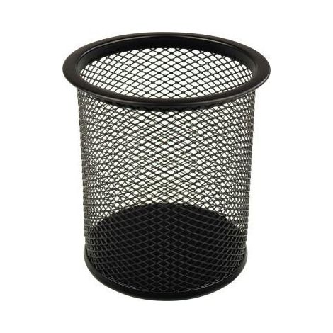 Stifteköcher the round network 9 x 10 cm (D. x H) Metall schwarz (1/4)