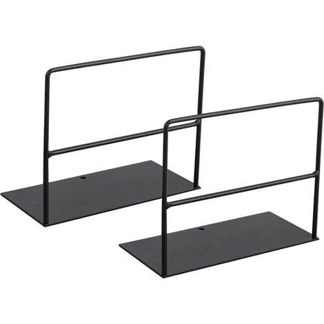 2 Pièces Supports de Noir Étagère Pratique pour École Organisateur de Magazines pour Table (1/5)