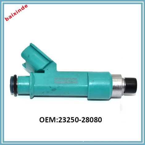 Fuel injector 23209-28080 / 23250-28080, high flow design for Toyota/Lexus, direct fit for increased power output. (1/5)
