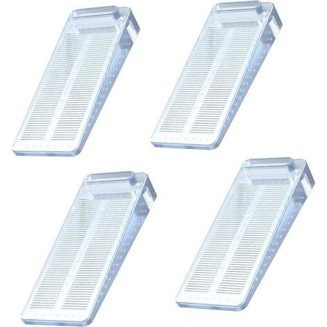 Türstopper, 4 Stück rutschfeste Bodenkeile mit verstellbarer Höhe. Diese Keile sind für Fußrasten des Typs C geeignet. (1/4)