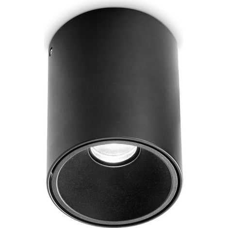 Ideal Lux NITRO Spot LED encastrable en saillie noir 2700K
