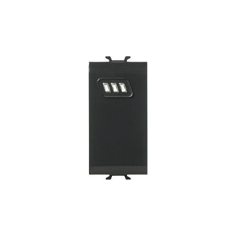 Bentel Security cover Eclipse2 Gewiss Chorus nero - ECL2C-CN