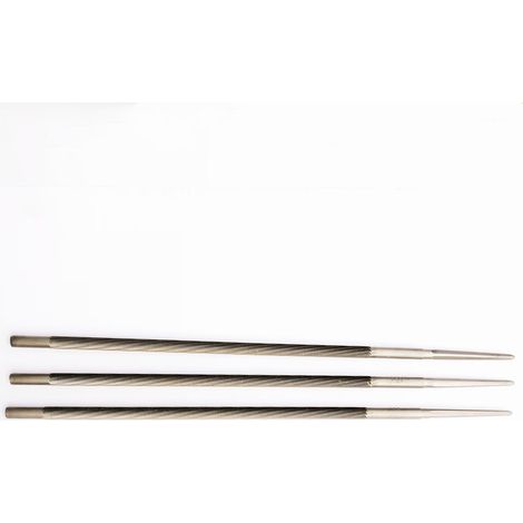 Lime ronde de 4 mm pour tronçonneuse – Convient pour l'affûtage des chaînes de tronçonneuses Stihl accessoire pour l'affûtage des chaînes de tronçonneuses électriques (lot de 3) (1/2)