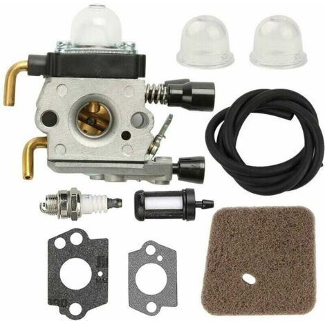 Carburetor with Fuel Line for STIHL HS75 HS80 HS85 HL75 HL75K FH75 HT70 HT75 KM80 KM85 KM85R SP80 SP85 FC75 FC85 Hedge Trimmer Strimmer, (1/5)