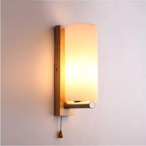 Einfache Wandleuchte mit Bewegungsmelder - geeignet für Schlafzimmer, Flure usw. - 1 Stück, längliche zylindrische Form, weißes Licht. (1/5)