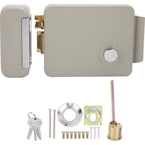 Serrure de commande électrique à 2 fils 9-12V, antivol sensible, accès aux portes de sécurité pour la maison (1/5)