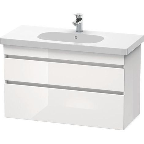 Sous-vasque pour lavabo DURASTYLE 453x1000x610mm chêne noir / blanc mat