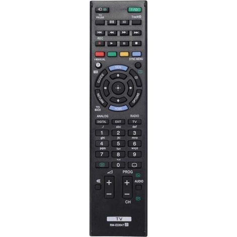 Mando a distancia de repuesto universal compatible con los modelos de TV RM-ED047, RM-YD103, RM-ED050, RM-ED052, RM-ED053 y RM-ED060. (1/4)