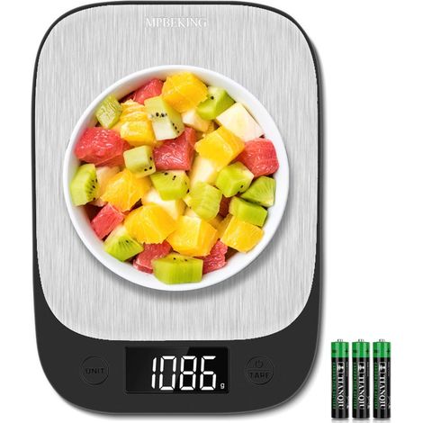 Balance de cuisine étanche 10 kg, haute précision