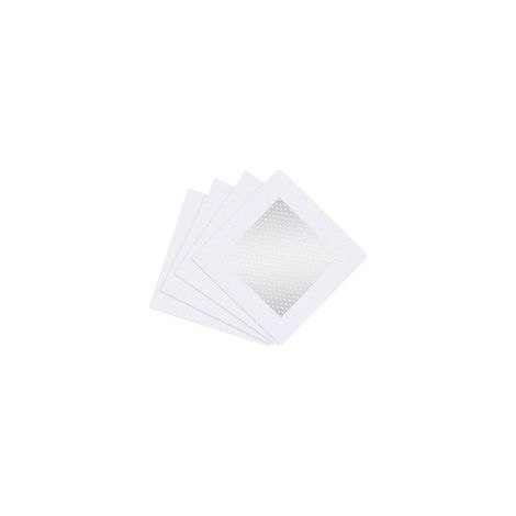 4 Pièces Patch de Réparation de Muren Aluminium, Patchs autocollants en aluminium pour Plaque de Plâtre pour Cloison Sèche (150 mm) (1/5)