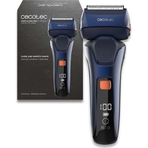 Cecotec Afeitadora Eléctrica Laminar con 4 Cuchillas PrecisionCare X-Trimm ProElite 4000. Motor 7500rpm, Autonomía 60mins (1/5)