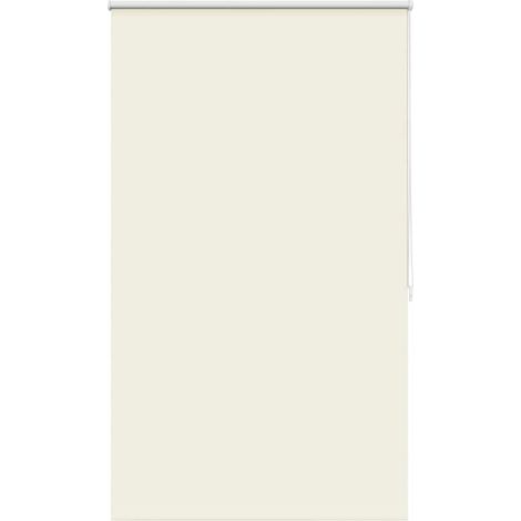 Estor enrollable opaco 104,4x175 cm, tela, ancho 100 cm, blanco roto vidaXL