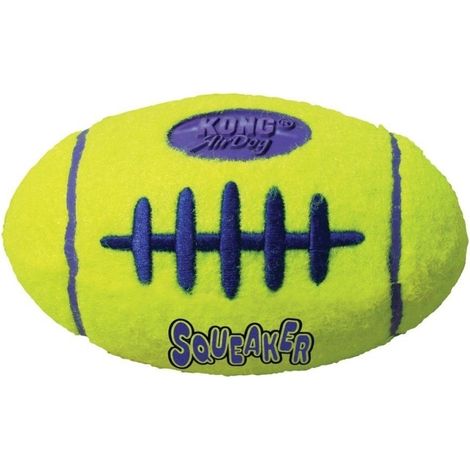 Pelota de Rugby para Perro Kong Air Squeaker mediano con sonido  Oferta exclusiva