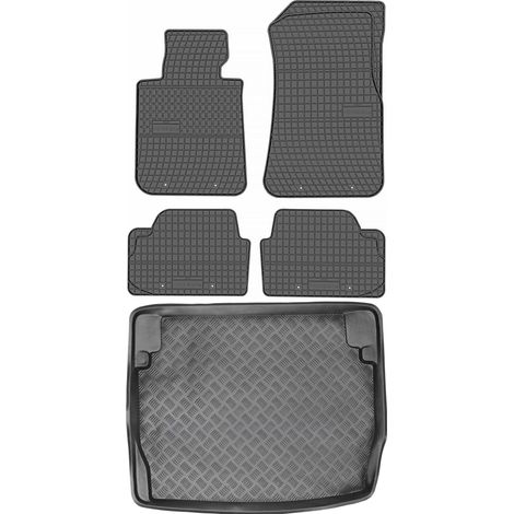 BMW 1er F20 Schrägheck (2011–2019) – SET: Gummifußmatten + Kofferraummatte