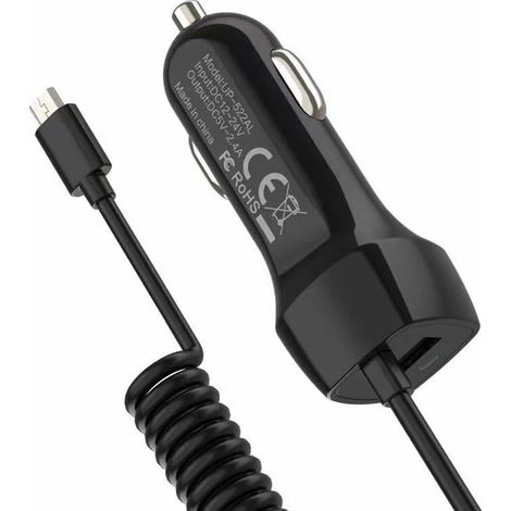 Charge rapide 522AL avec chargement par téléphérique, interface de sortie : micro USB (noir) (1/5)