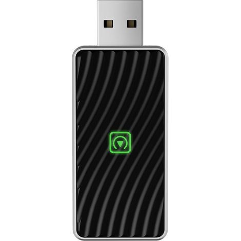 Audio Bluetooth sans Fil: Adaptateur CarPlay sans Fil 2 en 1 pour CarPlay/Android Auto, Wi-FI 5,0 GHz, sans délai, Adaptateur sans Fil CarPlay, Conversion du Filaire au sans Fil (1/5)