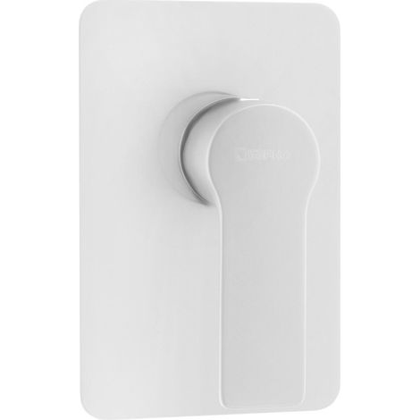 PAX Mitigeur de douche à encastrer, 1 sortie, blanc mat