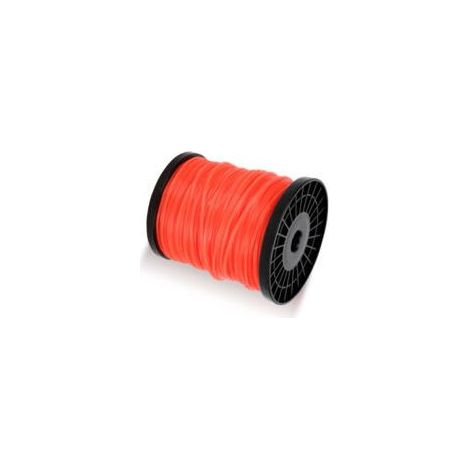 Fil de coupe Universal pour débroussailleuse, 100M, fil nylon (Carré-2,4mm)-Crezuo (1/5)