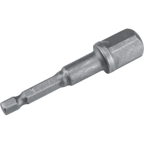 Set mit 3 1/4"-Steckschlüsseladaptern mit Sechskantschaft für 1/4", 3/8"- und 1/2"-Bohrer - Lange Verlängerungsstange (1/5)