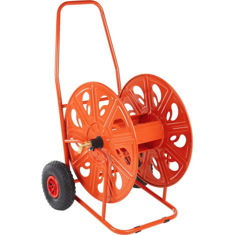 Schlauchwagen für 140 m 3/4" Schlauch Stahl