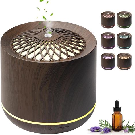 Diffuseur d'huiles Essentielles 300ML, Ultrasonique Diffuseur Huiles Essentielles Electrique, Diffuseur Parfum Maison (1/5)
