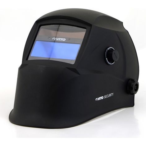 Masque de protection LCD automatique – Teinte variable DIN 9 à 13 – Alimentation solaire – 2 capteurs – Normes EN 175 EN379 CE – Vito Pro-Power (1/5)