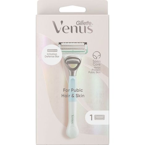 Maquinilla de afeitar Gillette Venus Satin Care para mujer, para la zona del bikini. (1/5)