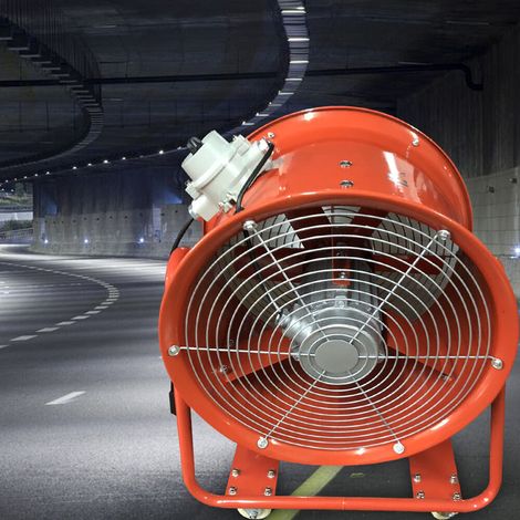 45CM Lüfter Gebläse Bauventilator EX-Baulüfter Axialgebläse Baulüfter 7800m³/h