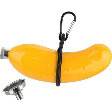 Botella de whisky de acero con forma de pepino - Pepino. D
