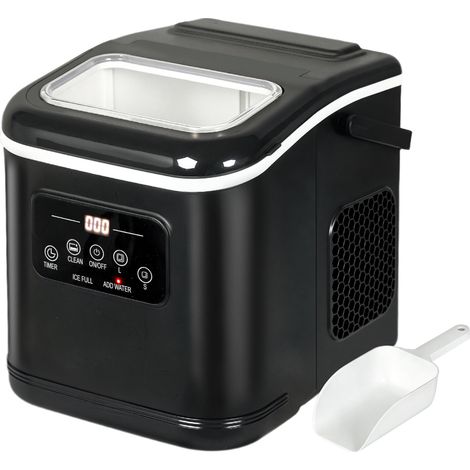 Spector Countertop Ice Cube Maker Machine 12Kg Automatic 2 Size Self Cleaning