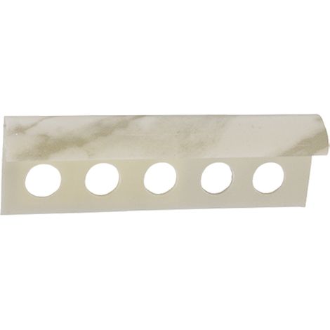 Profilo Jolly per Piastrelle Colorea Bianco Marmorizzato 10 Pezzi in PVC 10 mm